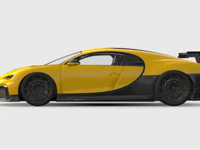Bugatti Chiron Pur Sport 3D model