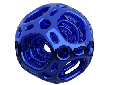 Dedecohedron bead 3D print model