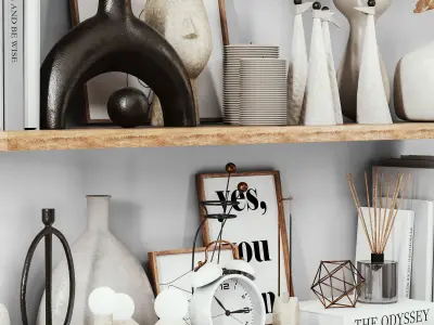 decorative set 04 3D model