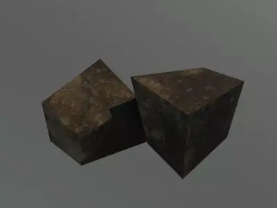 Rocks Free low-poly 3D model