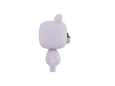 Cartoon Polar Bear 3D model buy