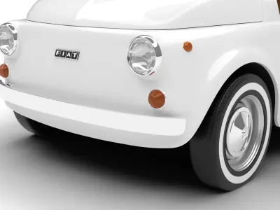 Fiat 500L 1969 HQ 3d model 3D model