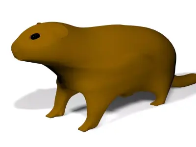 Groundhog UVW 3D model