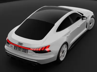 2022 Audi e-Tron GT  3D model