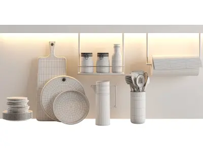 Kitchen Accessories 3D model purchase