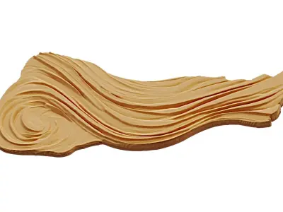 decor set wall panel relief mural CNC 18 3D print model