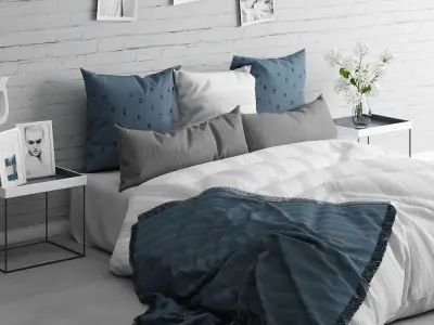 Bedroom set 2 3D model