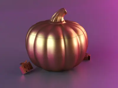 Halloween pumpkin decor 3D print model order