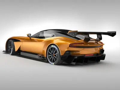 Aston Martin Vulcan 2016 3D model