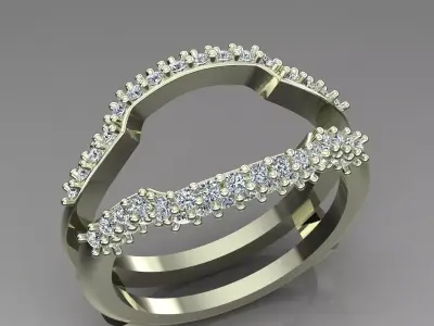 Band Ring 3D print model