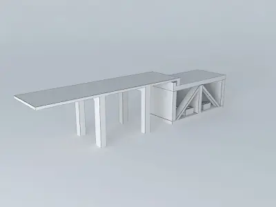Pool deck Free 3D model