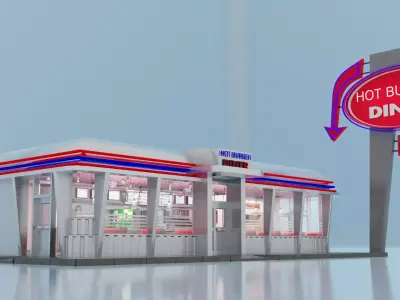 DINER 3D model