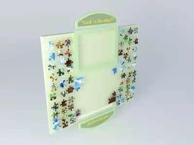 Jigsaw Bob the Builder Stuck in the Mud 70  Lockable Pieces Free 3D model