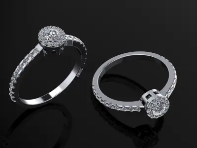 Women Ring 28 3D print model