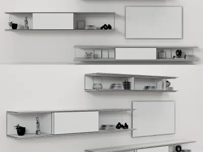 jesse online wall mounted system 3D model