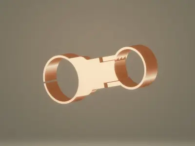 Gauge holder for steering column VW Beetle FINISHED 3D print model