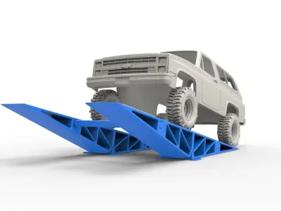 Bridge for diecast RC cars Scale 1 to 10 3D print model