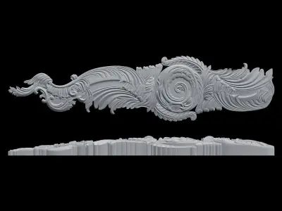 Decorative Element 3D Model Collection