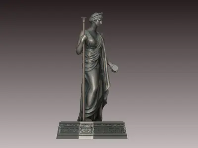 Hera Greek Goddess 3D print model