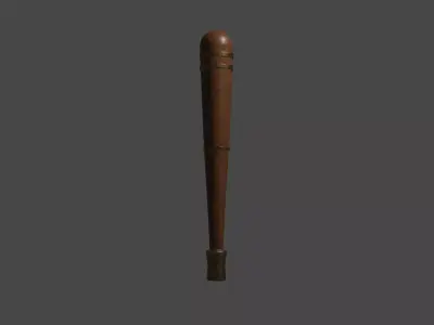 Baseball Bat Free low-poly 3D model shop