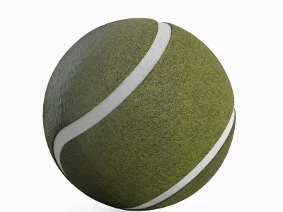 Tennis Ball  Low-poly 3D model