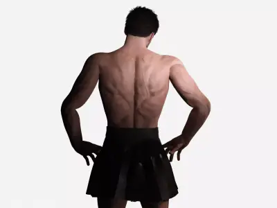 Dual Souls Valen The Silent Blade 1 of 10 Male   Rigged Low-poly 3D model