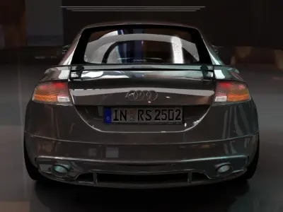 Audi TTRS 2010 model 3D model