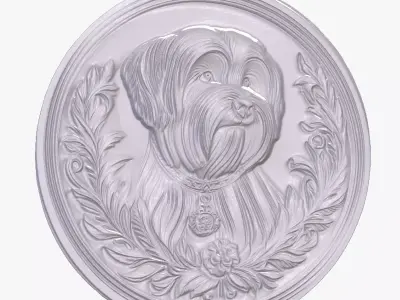 Maltese 2 basrelief for 3D printing 3D print model