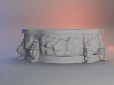 Witch Table Dollhouse Fantasy Miniature 3D print model