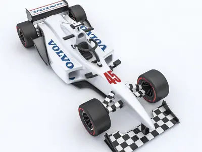3D Formula 1 car model 10 Low-poly 3D model