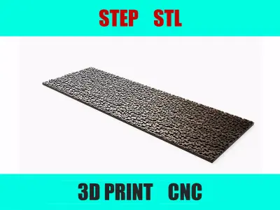 STL Model of Decorative Hexagon Wall Panel 3D print model