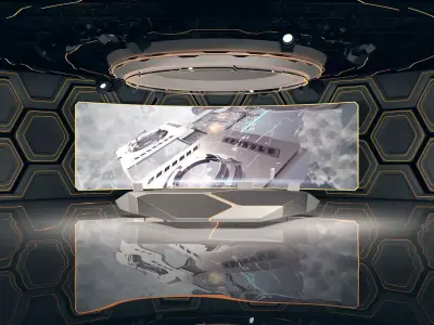 Virtual Studio 32 PBR Low-poly 3D model