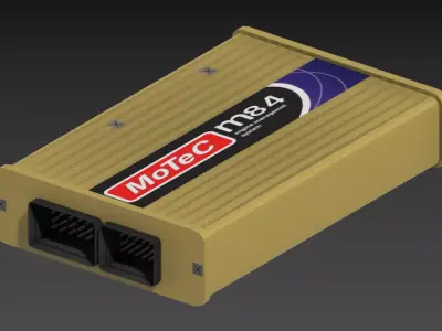 Computer Car MoTeC M84 ECU Low-poly 3D model
