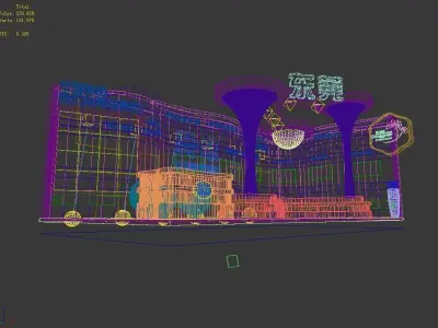 Booth - Area - 12X6-3DMAX2009-018 3D model