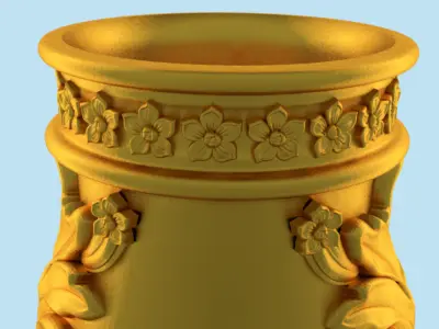 Modern Vase 3D model purchase