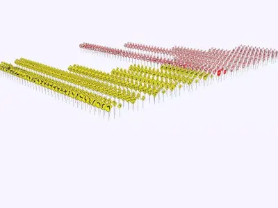 Brazilian Traffic Signs Pack - 892 3D Regulatory e Warning Signs 3D model