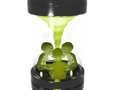 PRINT READY BABY SEATED 2 3D print model