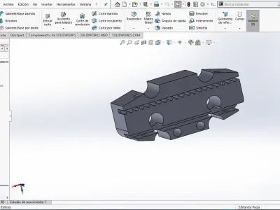 soporte de correa para prusa i3 eje x 3D print model
