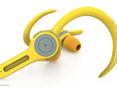 Sport Headphones 3D model
