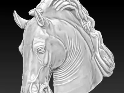 Horse Head 3D model