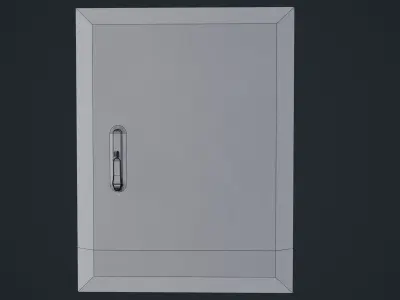 Electric panel Low-poly 3D model purchase