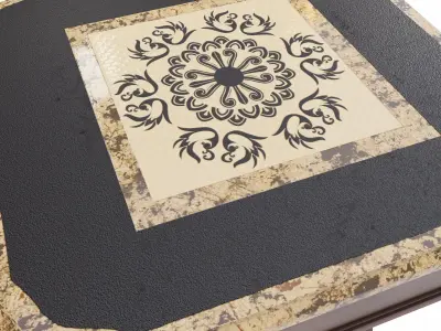 Antique Table PBR   3D model