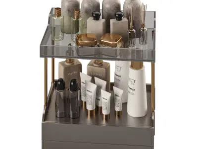 Beauty decorative set 3 3D model