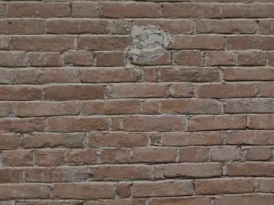Brick Wall 003 3D model