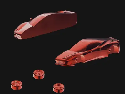 Ferrari 458 Italia Car model 3D print model