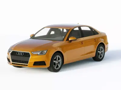 Audi A4 Sedan 2019 3D model