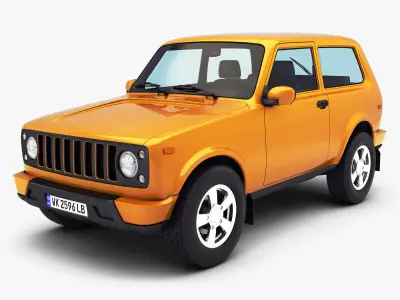 Compact SUV v 1 3D model