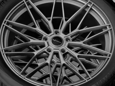 Realistic Wheel 3D model