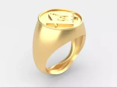 Masonic Ring Apprentice 3D print model