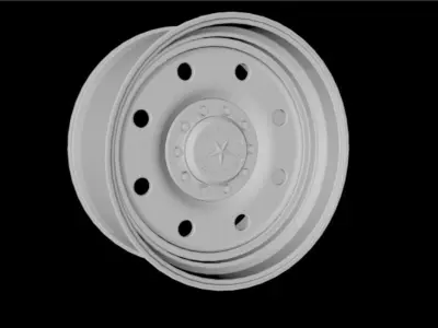 AMERICAN FORCE WHEEL Beast-SS SuperSerie Low-poly 3D model